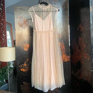 All Saints Arya dress in pink size 0